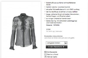 Bluse von Dolce & Gabbana bei Stylebop.de