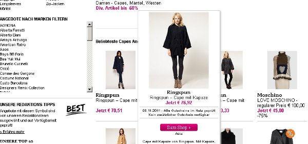 Capes bei mybestbrands